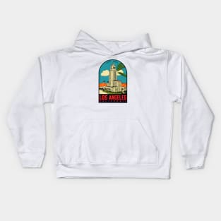 1960s Los Angeles City Hall Kids Hoodie